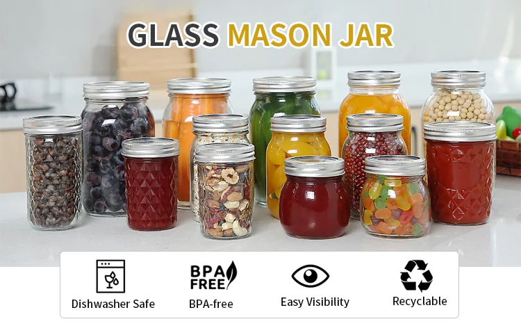 glass mason jar