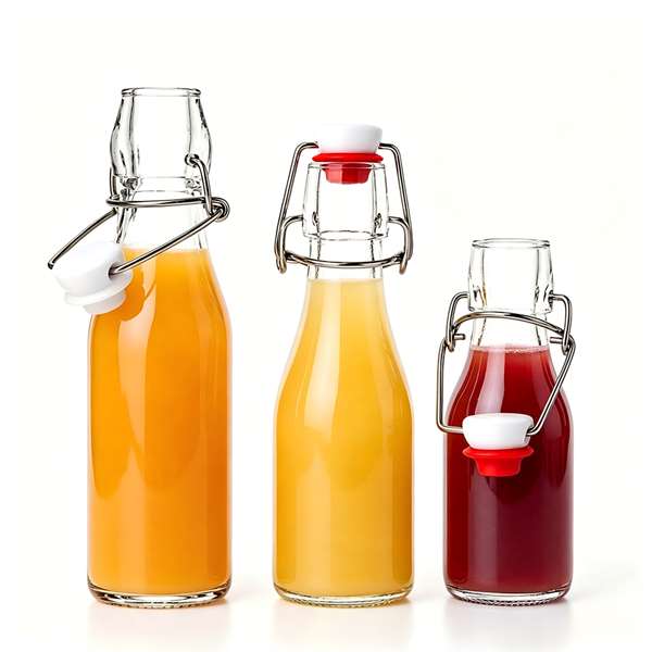Glass Juice Bottle