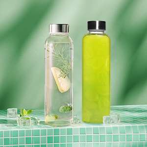 Glass Water Bottle