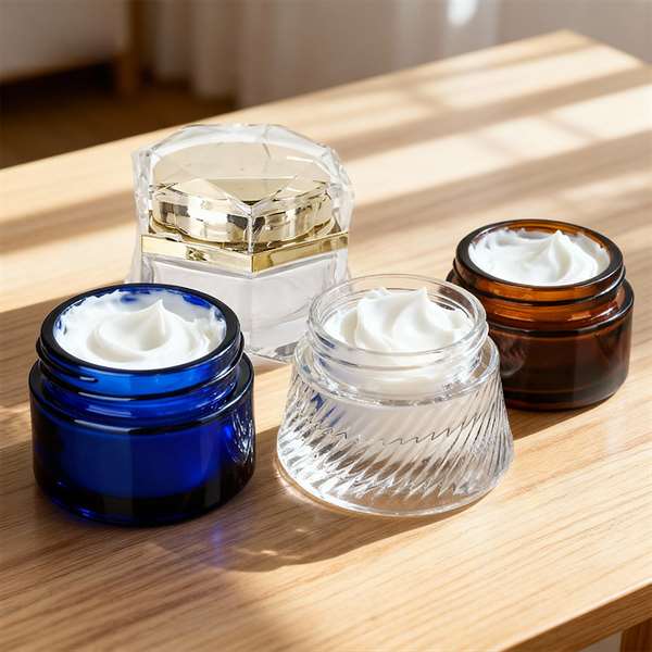 Glass Cream Jar