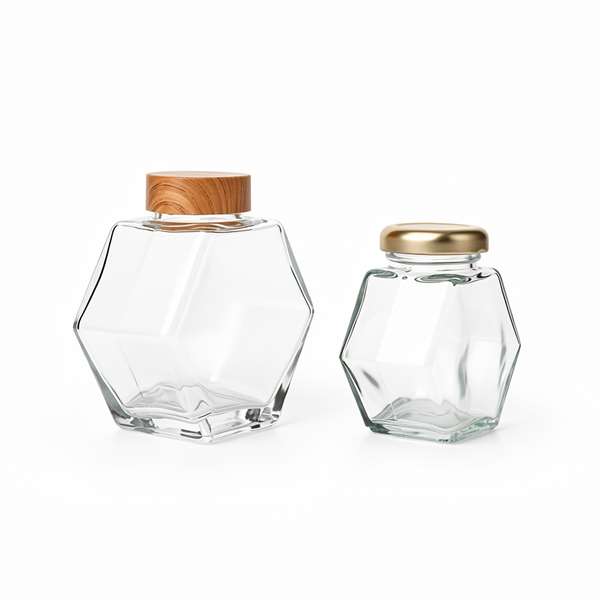 Glass Honey Jar