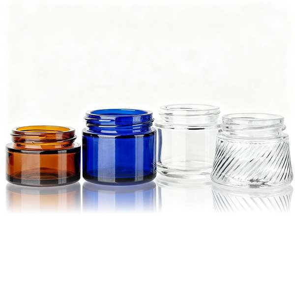 Glass Cream Jar
