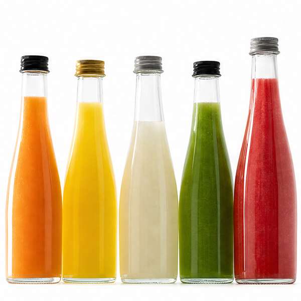 Glass Juice Bottle