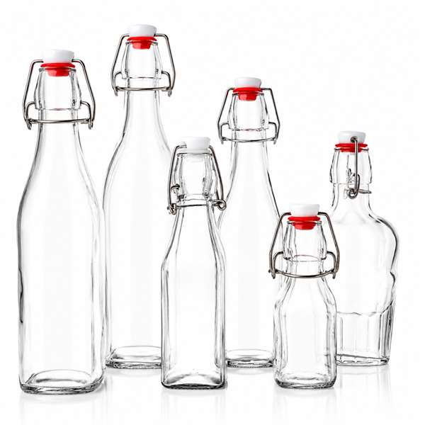 Glass Juice Bottle