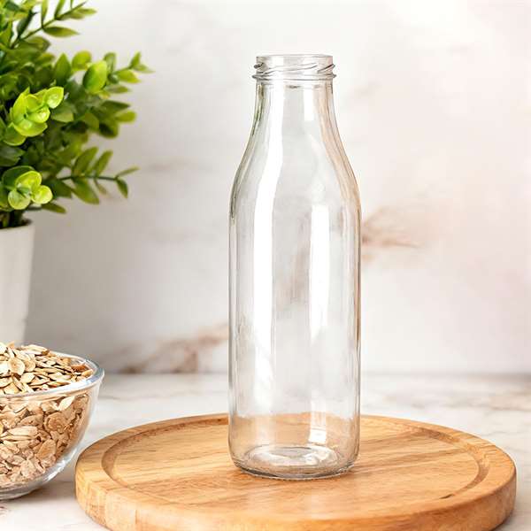 Glass Milk Bottle