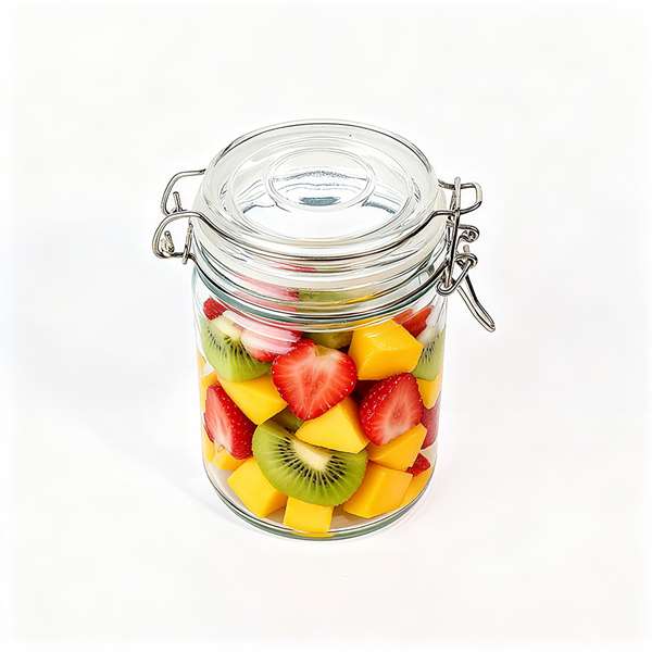 Glass Honey Jar