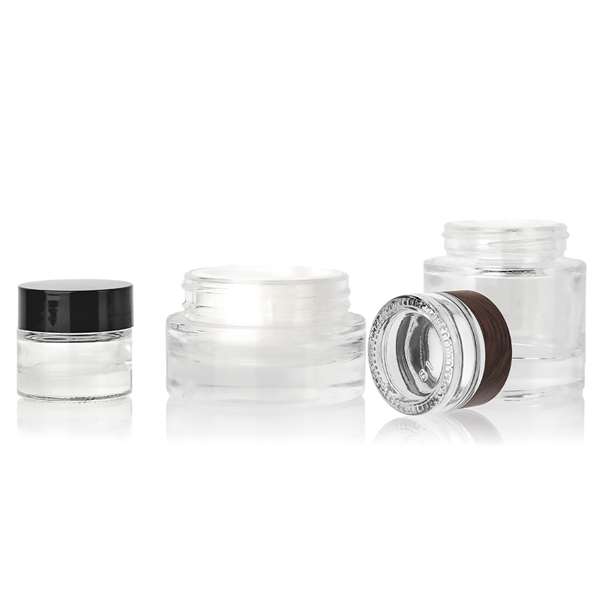 Glass Cream Jar