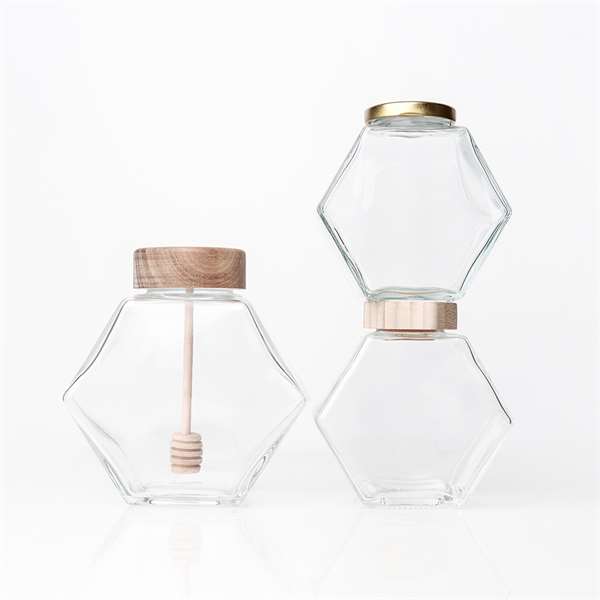 Glass Honey Jar