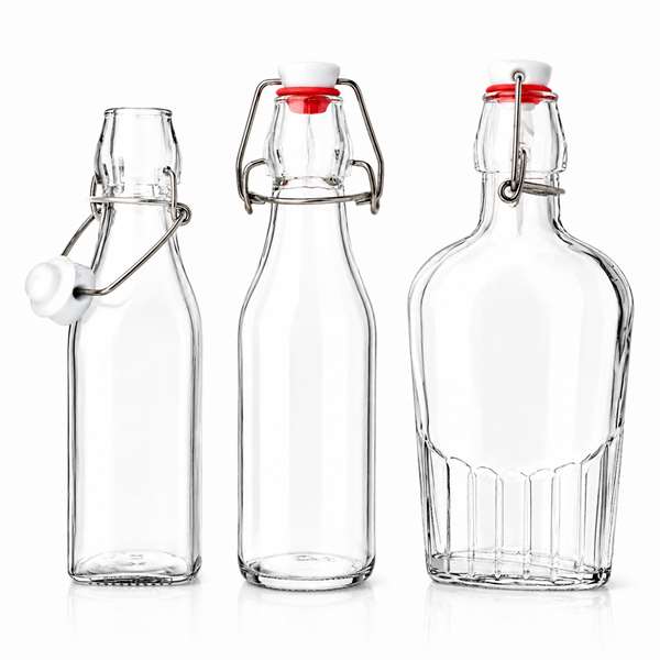 Glass Juice Bottle