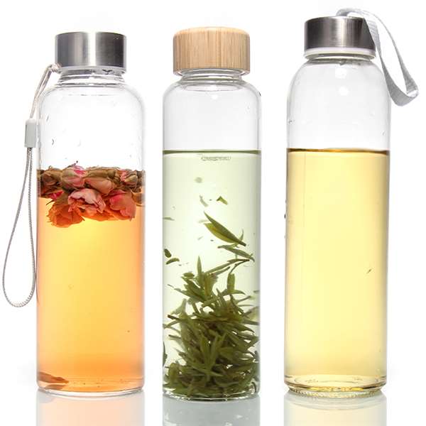 Glass Water Bottle