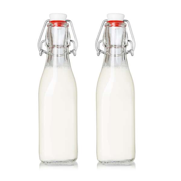 Glass Juice Bottle