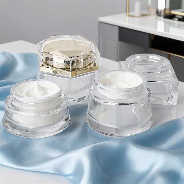 Glass Cream Jar