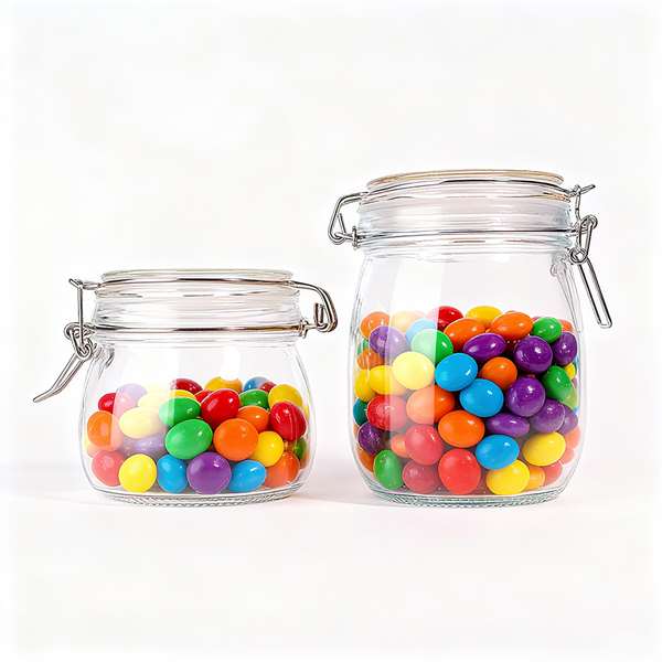 Glass Pickle Jar