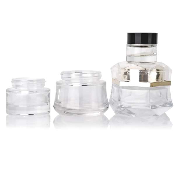 Glass Cream Jar