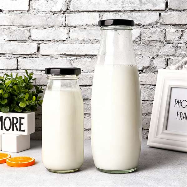 Glass Milk Bottle