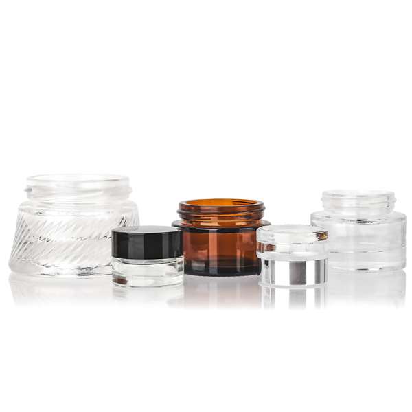 Glass Cream Jar
