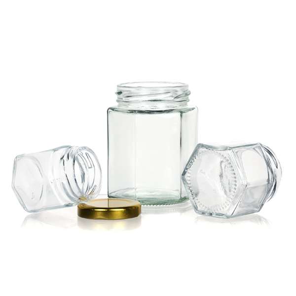 Glass Honey Jar