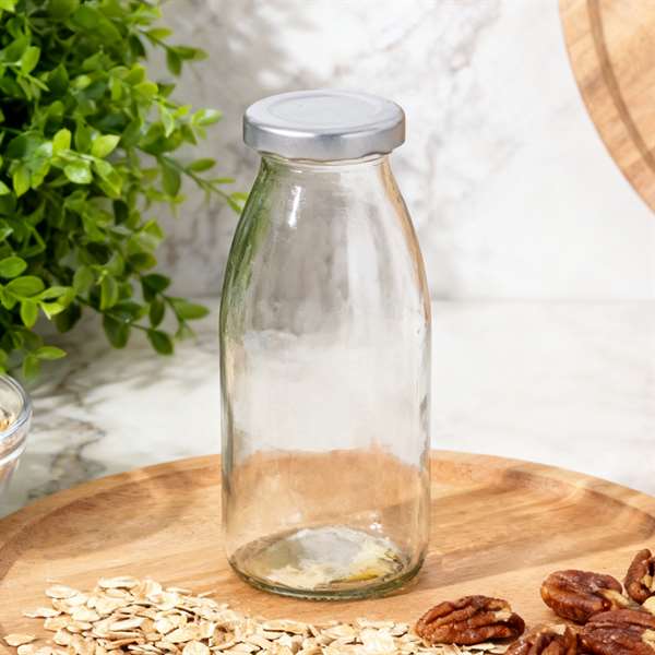 Glass Milk Bottles