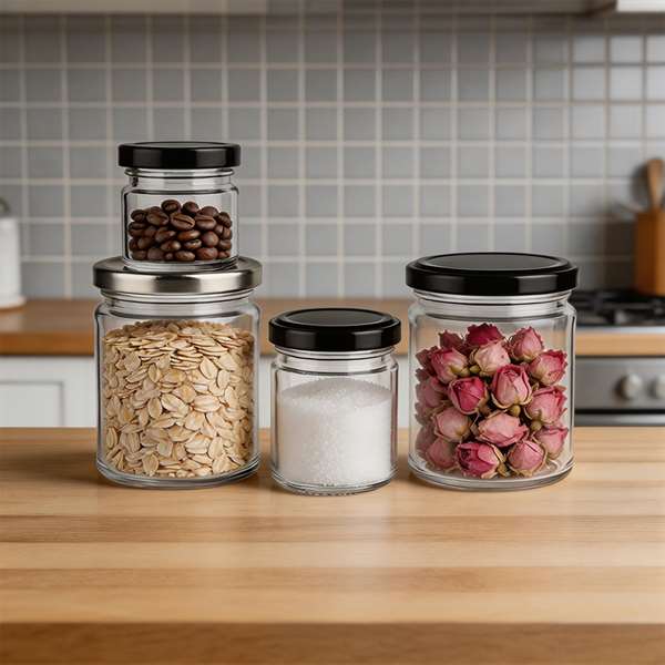 Glass Pickle Jar