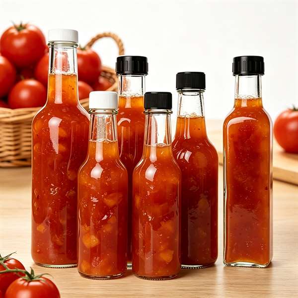 Glass Tomato Bottle 