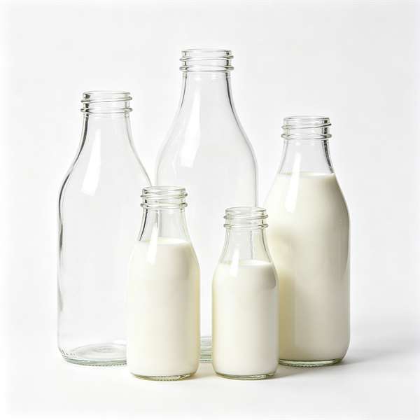 Glass Milk Bottle