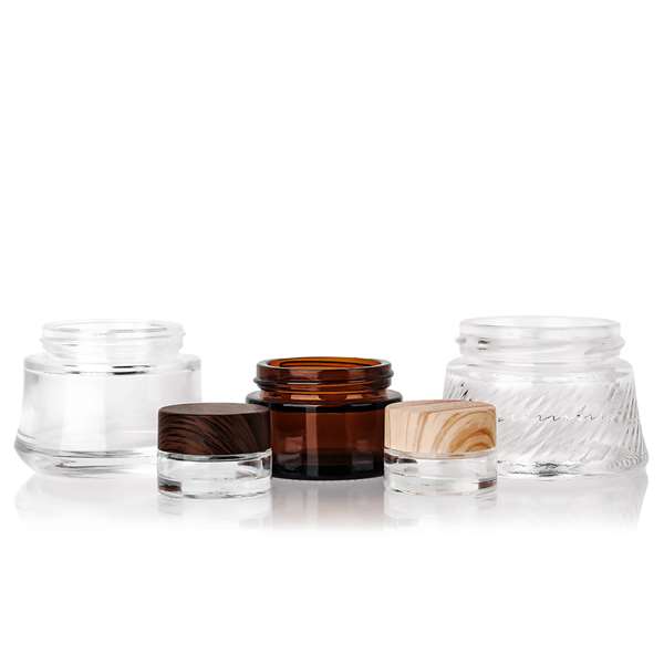 Glass Cream Jar
