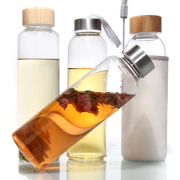 Glass Water Bottle