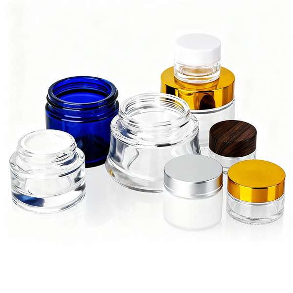 Glass Cream Jar