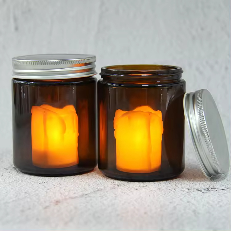 Glass Candle Jars