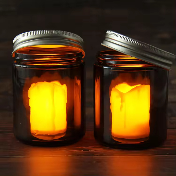 Glass Candle Jars