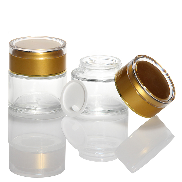 Glass Cream Jar