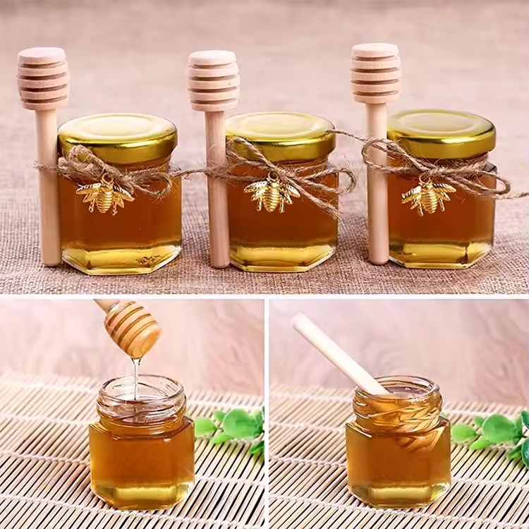 Glass Honey Jars