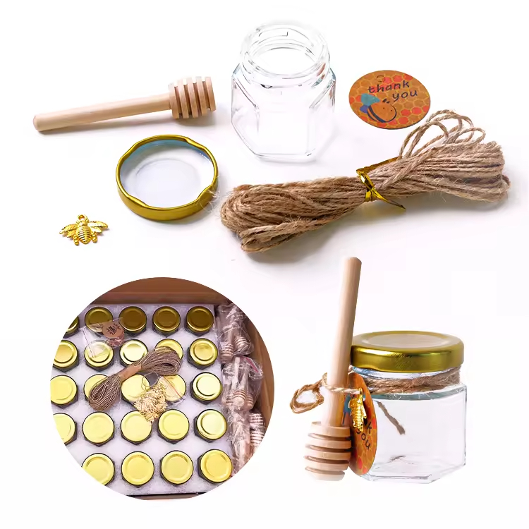 Glass Honey Jars