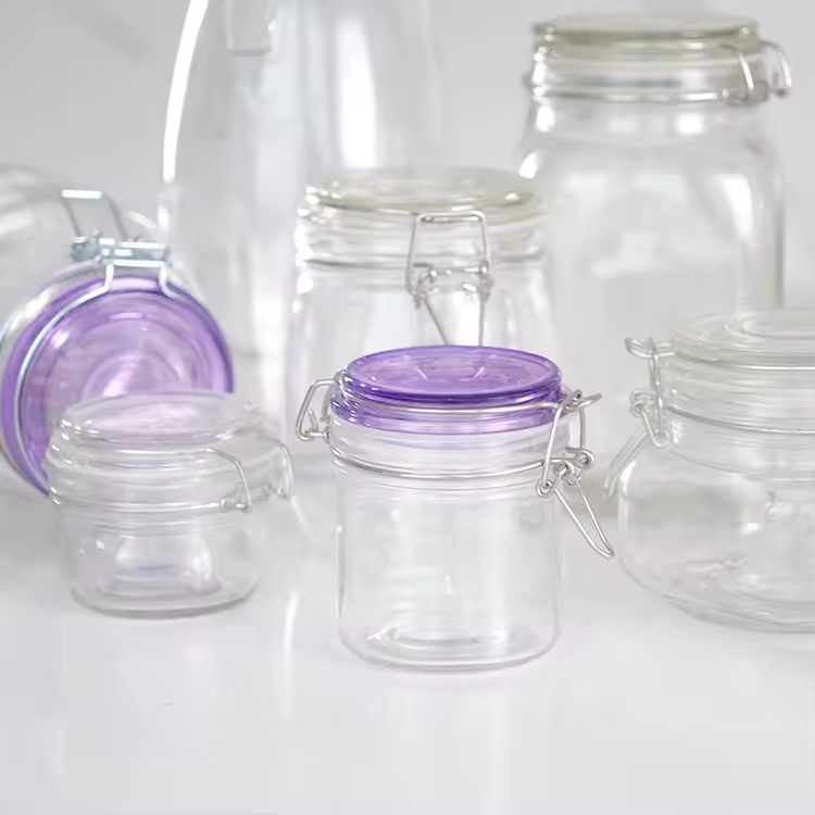 Glass Honey Jar