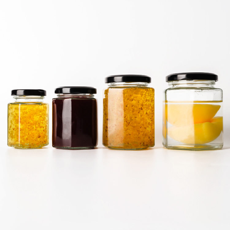 Glass Honey Jars