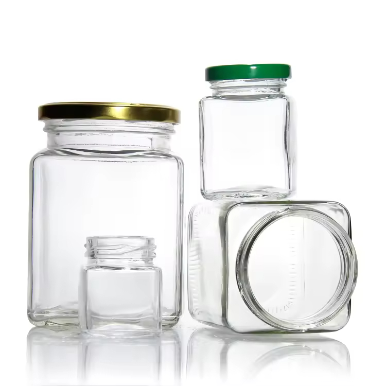 Glass Jam Jars