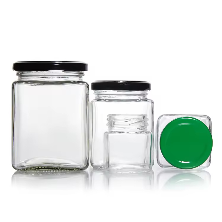 Glass Jam Jars