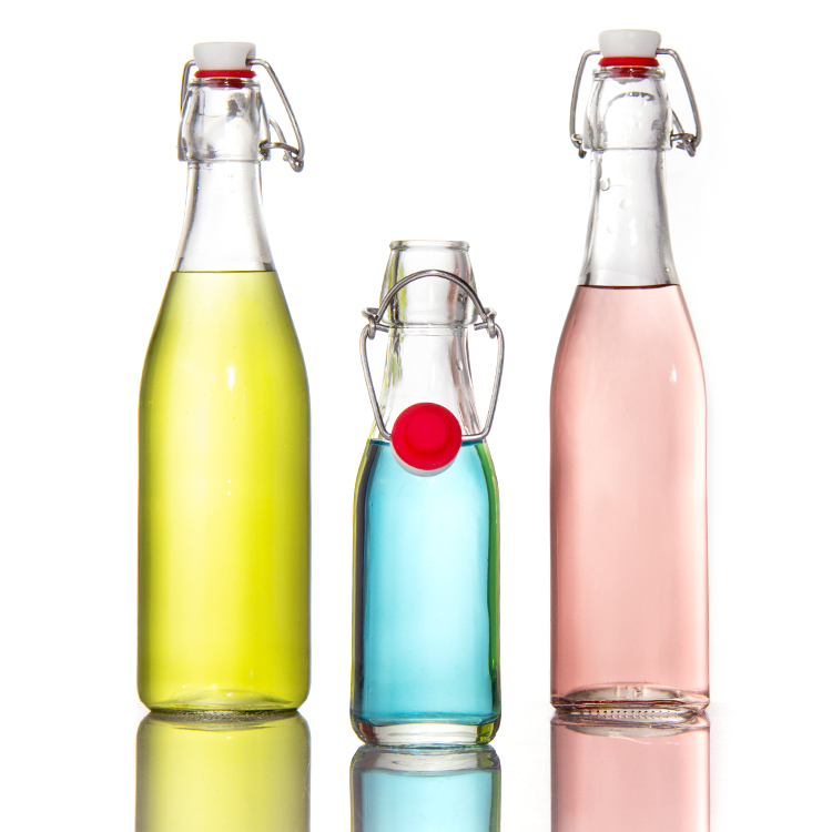 Glass Juice Bottle