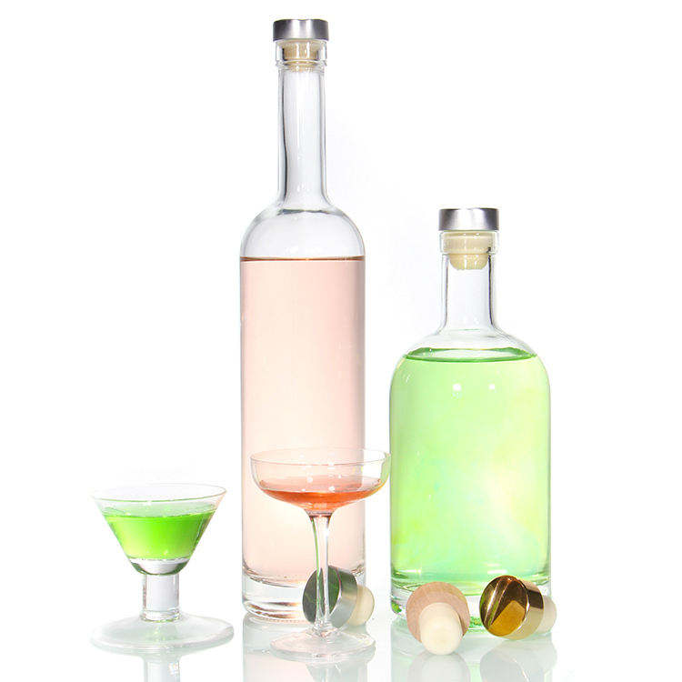 Glass Liquor Bottles