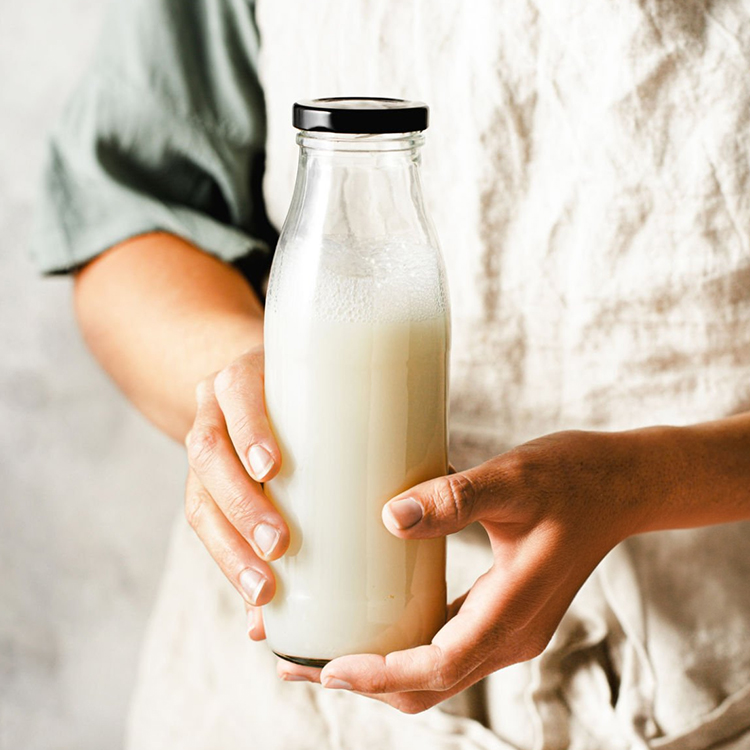 Glass Milk Bottles