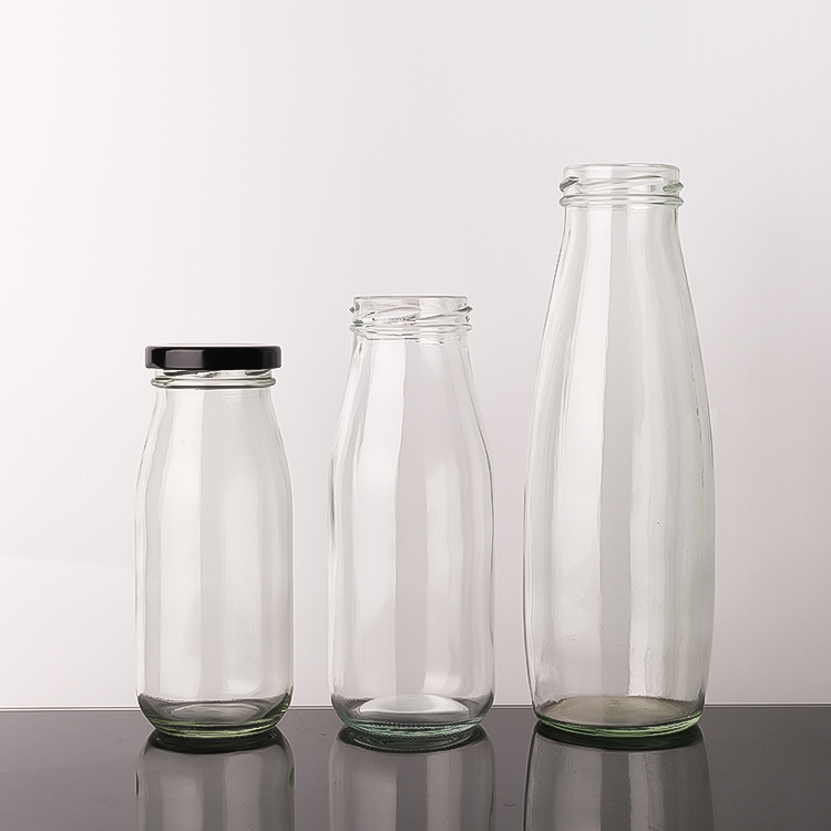 Glass Milk Bottles