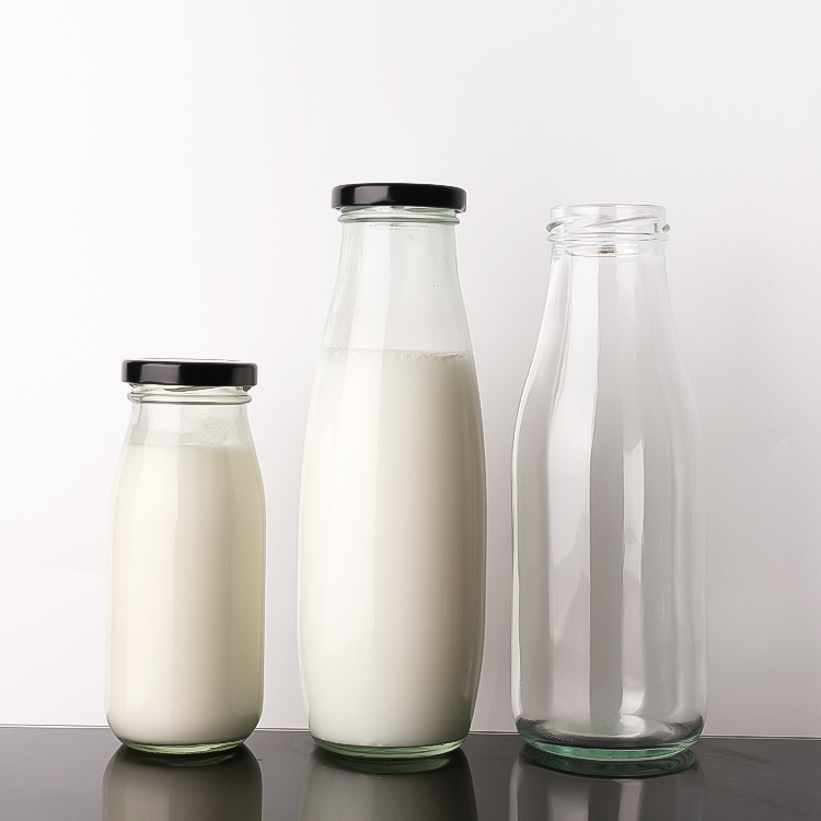 Glass Milk Bottles