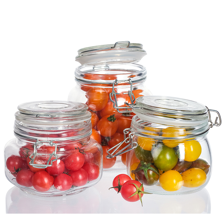 Glass Pickle Jar