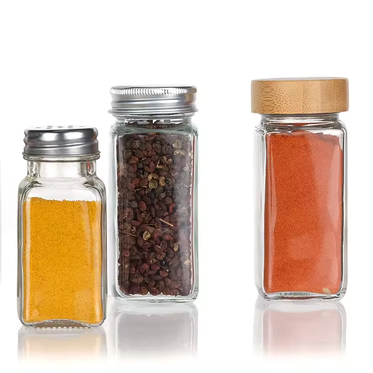 Glass Spice Jars