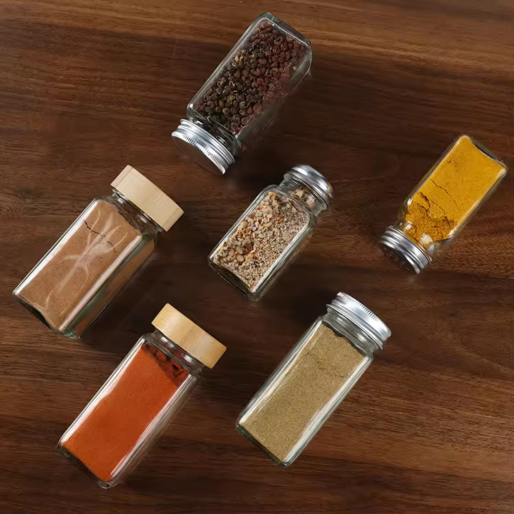 Glass Spice Jars